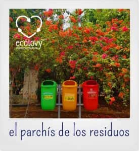 contenedores de colores para la retirada y reciclaje de residuos